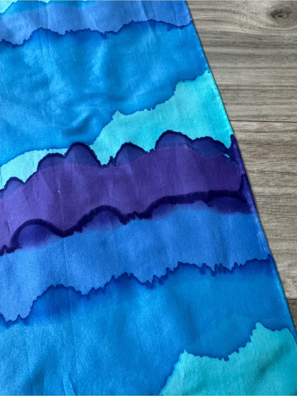 Landscape Scarf Sunset Wolf Graphic